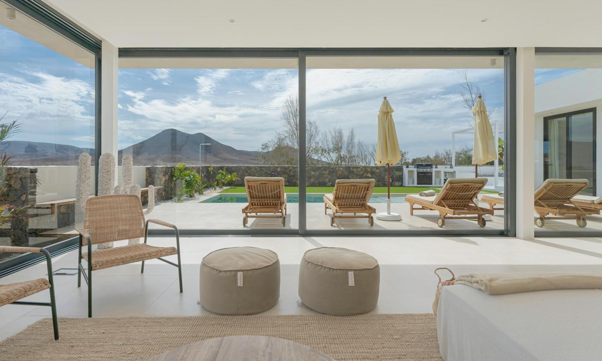 Villa Calma, Vistas A Volcanes Y Atardecer Lajares Exterior foto